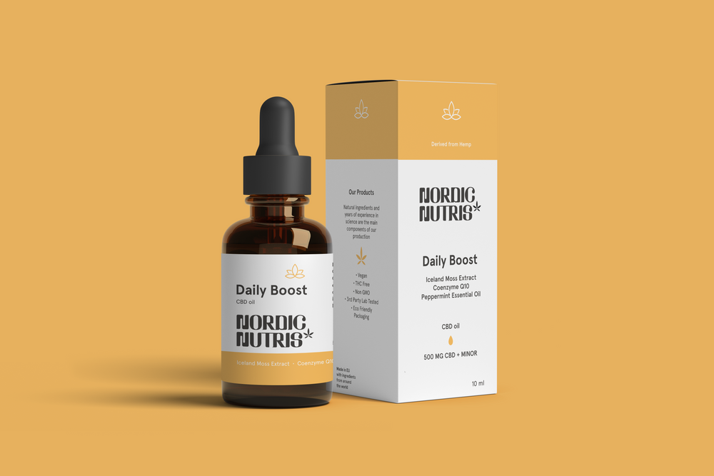 OLIO DI CBD 600 MG E MINORI PER 1 ML BOOST GIORNALIERO